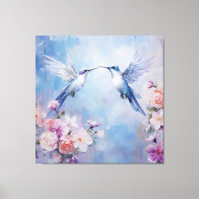 Lienzo La Serie de Diseño de Colibrí 10 (Anverso)