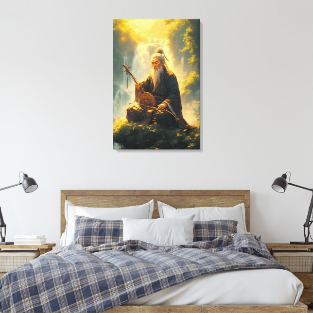 Lienzo La Shan Shui del ermitaño (Insitu(Dormitorio))