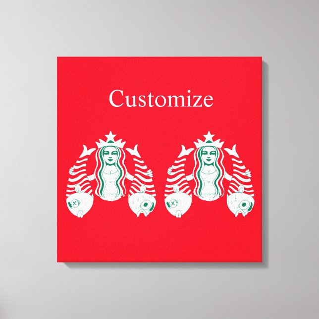 Lienzo La sirena reina de la corona de las estrellas Thun (Anverso)