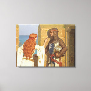 Lienzo La sombra, C. 1909 de Edmund Leighton