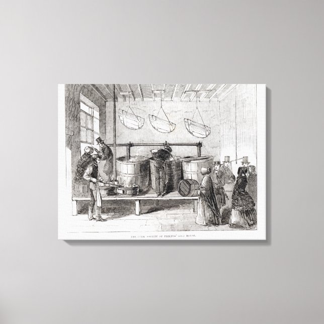 Lienzo La Soup House de la Sociedad Cork de Amigos (Anverso)