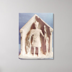 Lienzo La tableta votiva militar, encontró en Bisley,