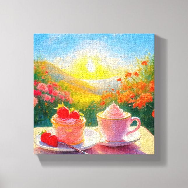 Lienzo La tarde más dulce del día (Anverso)