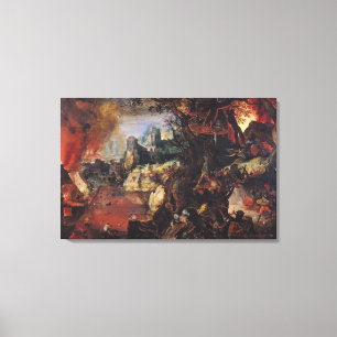 Lienzo La tentación de St Anthony