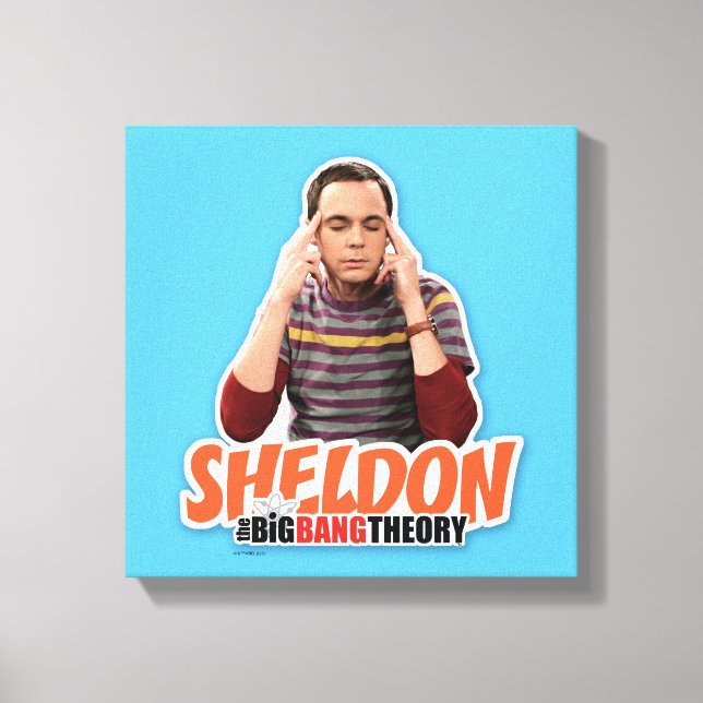 Lienzo La teoría del Big Bang | Sheldon (Anverso)