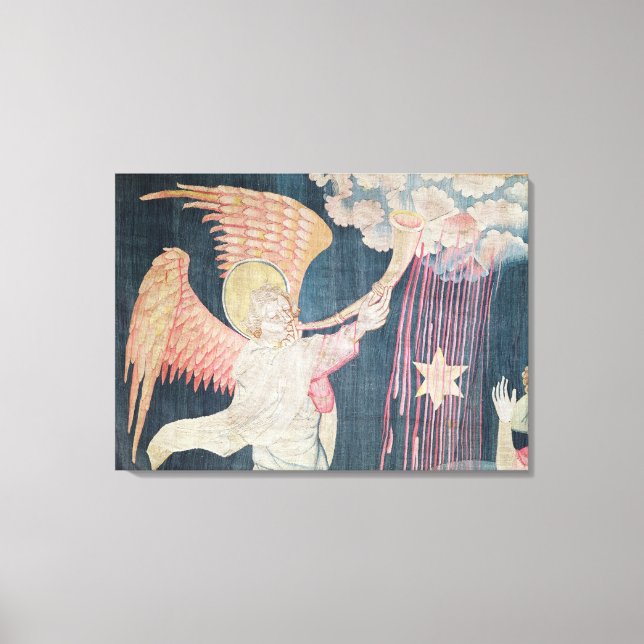 Lienzo La tercera trompeta y la estrella de Wormwood (Anverso)