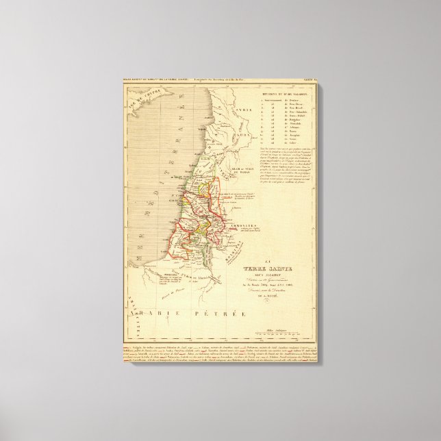 Lienzo La Terre Sainte sous Salomon (Anverso)