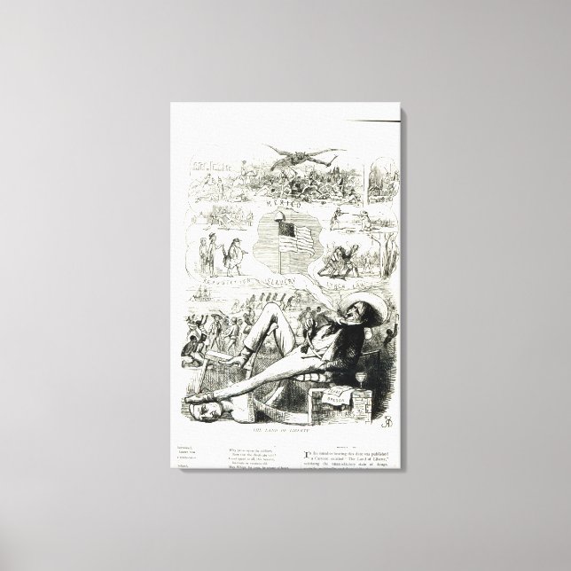 Lienzo La tierra de la libertad' (Anverso)