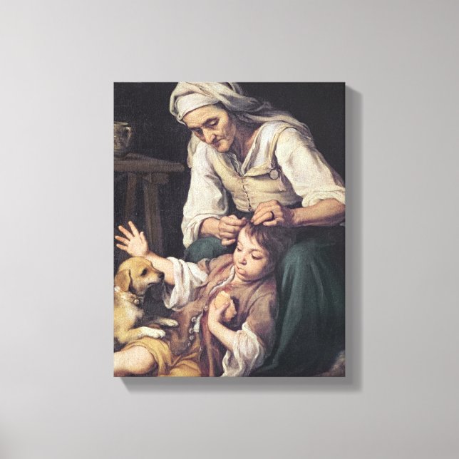 Lienzo La Toilette Domestique', 1670-75 (Anverso)