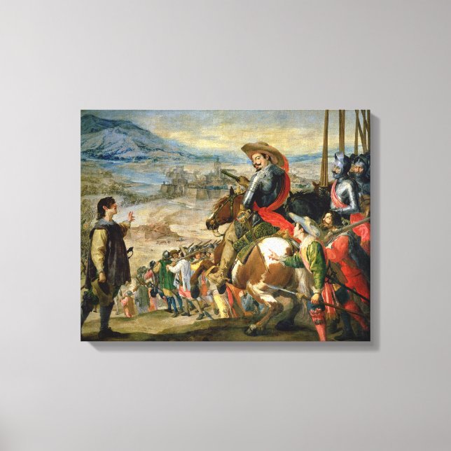 Lienzo La toma de la Breisach (Anverso)