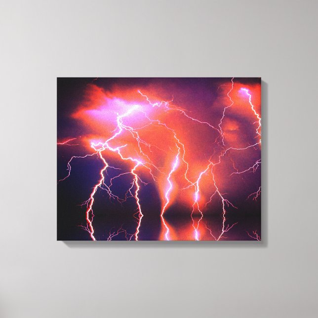 Lienzo La tormenta está llegando pronto (Anverso)