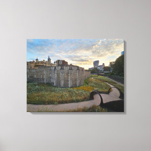 Lienzo La Torre de Londres al atardecer estampado de lona