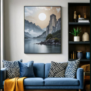 Lienzo La Torre del Silencio Eterno