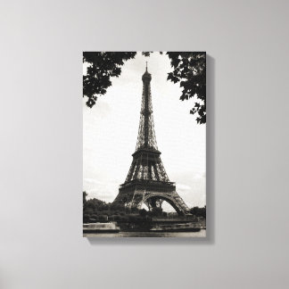 Lienzo La Torre Eiffel, París - tela envuelta