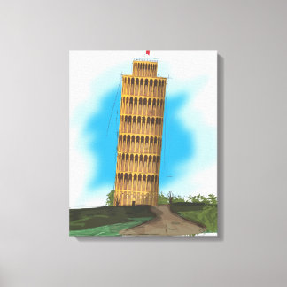 Lienzo La Torre inclinada de Pisa