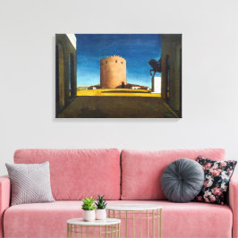 Lienzo La Torre Roja | Giorgio de Chirico |