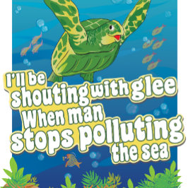 Lienzo La tortuga dice... 'Voy a gritar en regocijo'