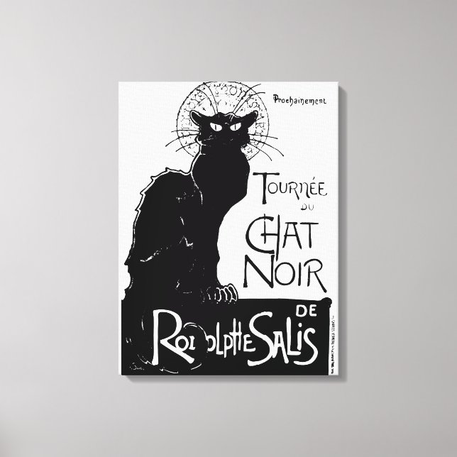 Lienzo La tournée du Chat Noir (Anverso)