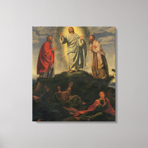 Lienzo La transfiguración, c.1527-33 (aceite en el panel