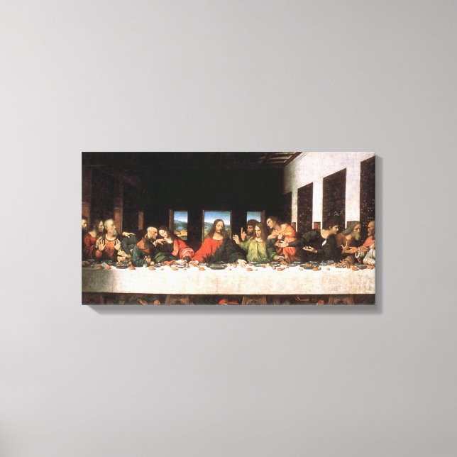 Lienzo La última cena (Anverso)