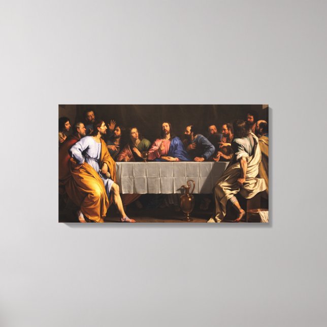 Lienzo La última cena (Anverso)