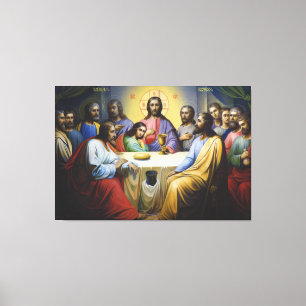 Lienzo La última cena