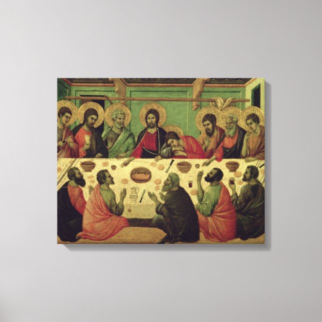 Lienzo La última cena, del retablo de la pasión (Anverso)