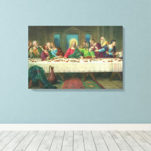 Lienzo La Última Cena Originalmente por Leonardo da Vinci