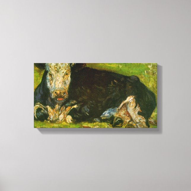 Lienzo La vaca mentirosa de Vincent van Gogh (Anverso)