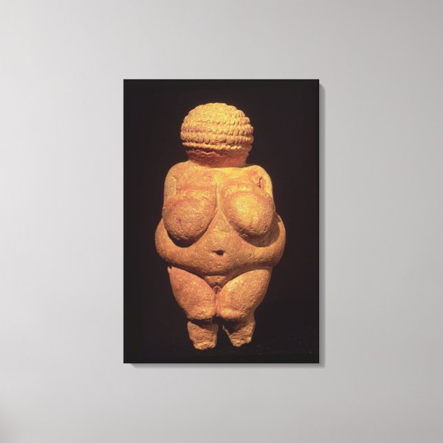 Lienzo La Venus de Willendorf, símbolo de fertilidad (Anverso)