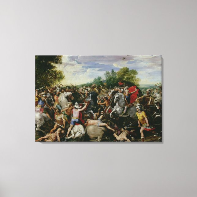 Lienzo La victoria de Tullus Hostilius (Anverso)