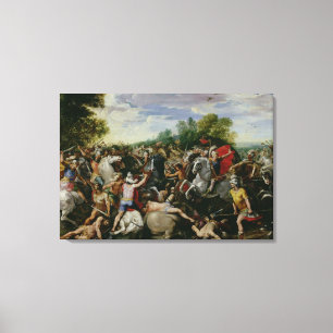 Lienzo La victoria de Tullus Hostilius