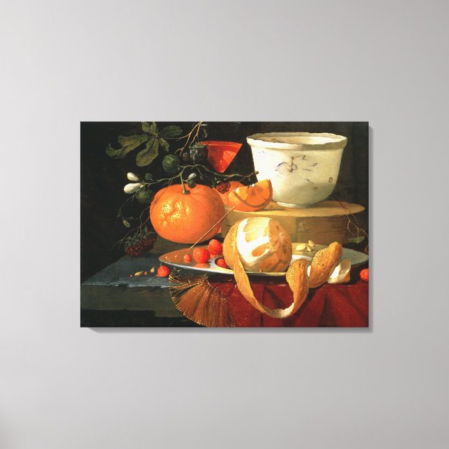 Lienzo La vida de un naranja (Anverso)