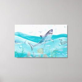 Lienzo La vida en los mares