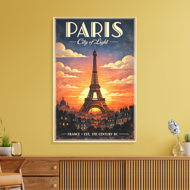 Lienzo La vida en París (Insitu (Sala de estar))
