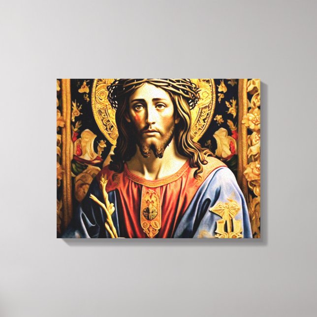 Lienzo La vida redimida de la humanidad (Anverso)