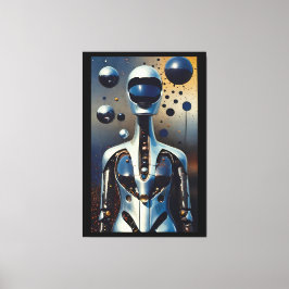 Lienzo La vida y los tiempos del ciborg Jones - Ken Gage 