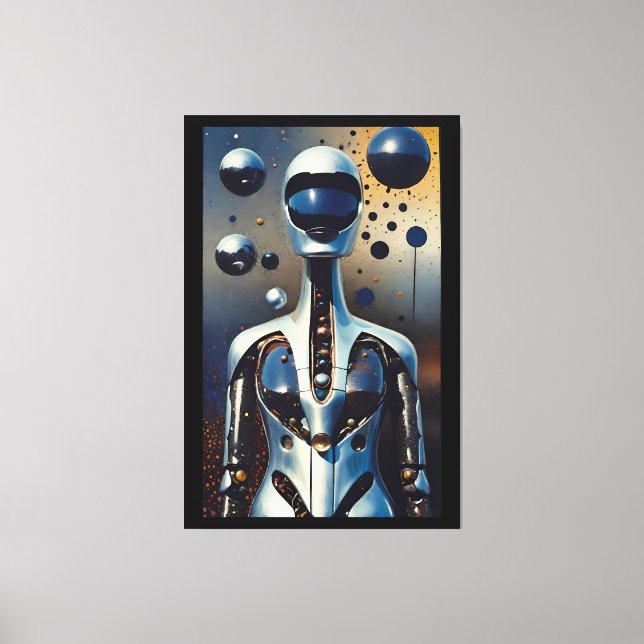 Lienzo La vida y los tiempos del ciborg Jones - Ken Gage  (Anverso)