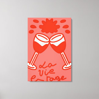 Lienzo La vie en rouge