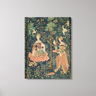 Lienzo La Vie Seigneuriale: Bordado, c.1500