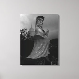 Lienzo La vieja estatua de Hong Kong repugna la bahía de 