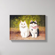 La vieja Sophie Sperlich Two Kittens 1906