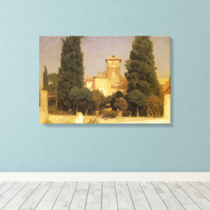 Lienzo La Villa Malta, Roma por Lord Frederic Leighton