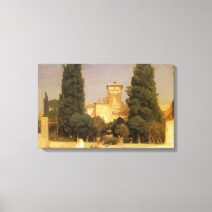 Lienzo La Villa Malta, Roma por Lord Frederic Leighton