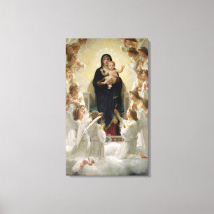 Lienzo La Virgen con Angels, 1900