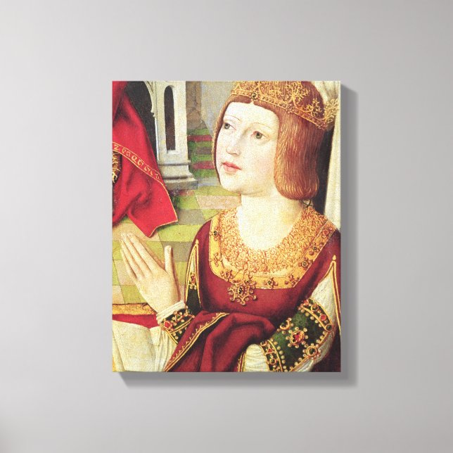 Lienzo La Virgen de los Reyes Católicos (Anverso)