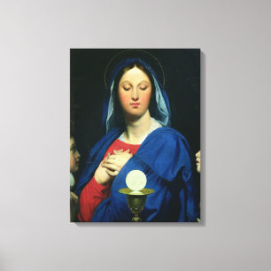 Lienzo La Virgen del Anfitrión, 1866