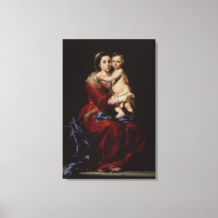 Lienzo La Virgen del rosario, c.1650