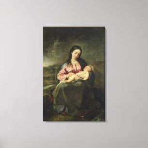 Lienzo La Virgen y el niño
