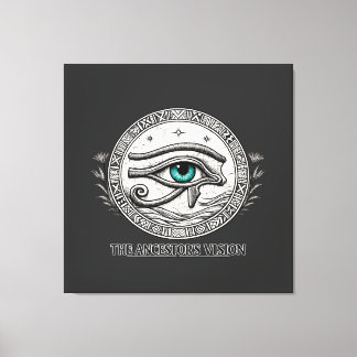 Lienzo La Visión del Ancestro | Ojo de Horus 
